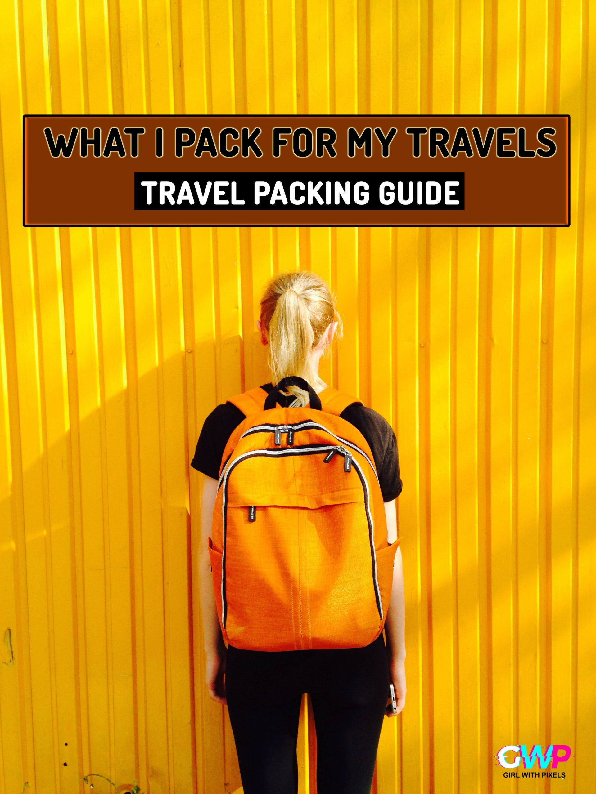 What I pack for my travels (1)