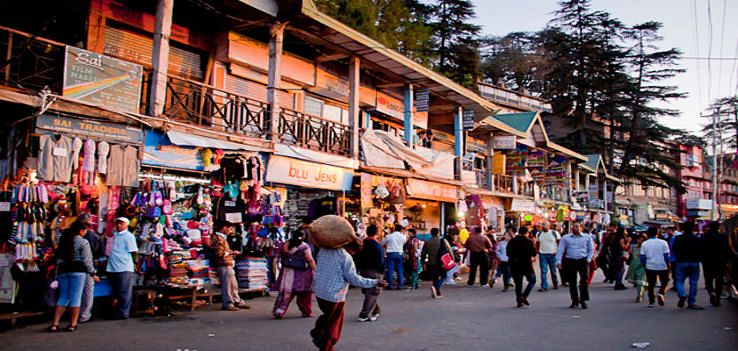 The Mall Road Shimla